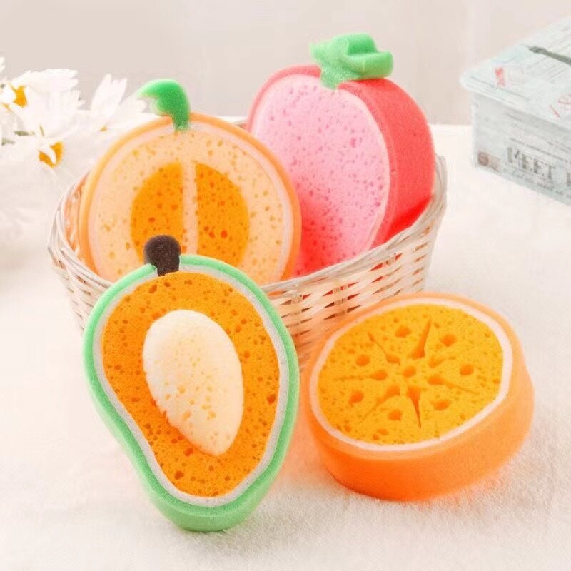 Colorful Fruit Design Kitchen Sponge