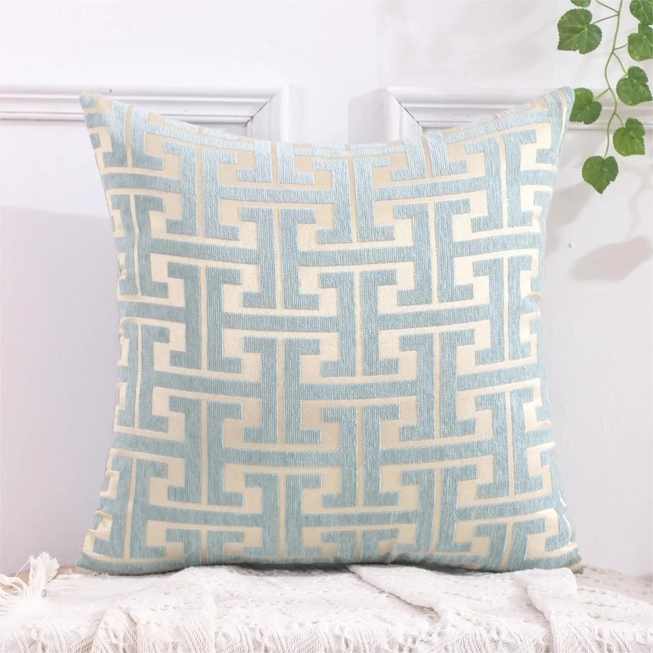 Soft Striped Decorative Pillow Cover
