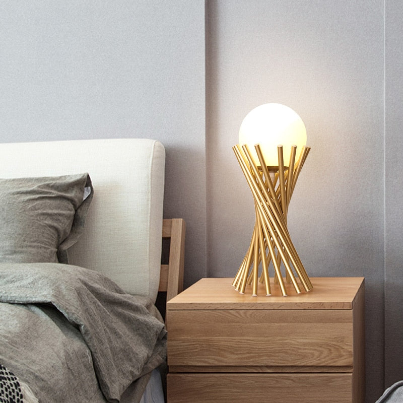 Stylish Round Table Lamp for Modern Decor