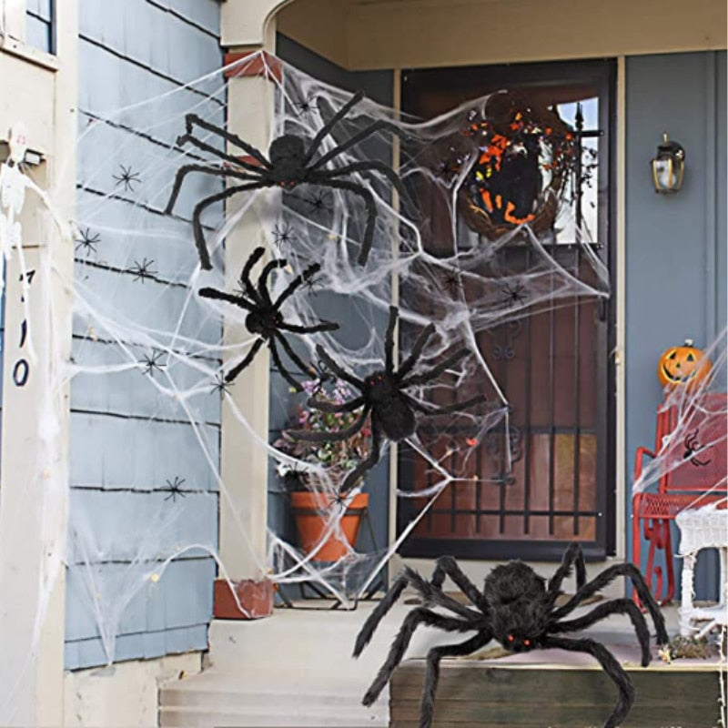 Large Scary Spider Halloween Decor