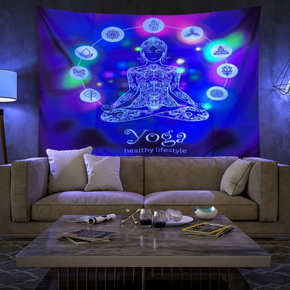 Vibrant Glow Wall Hanging Tapestry