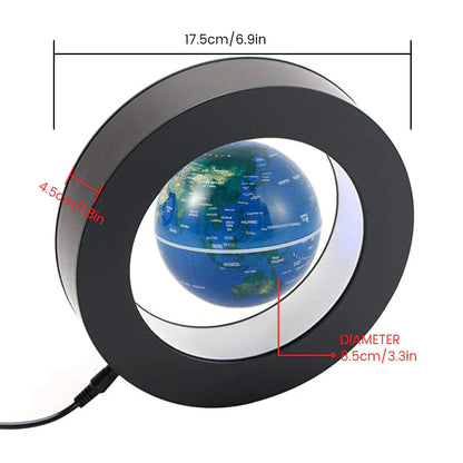 Illuminated Floating World Map Lamp