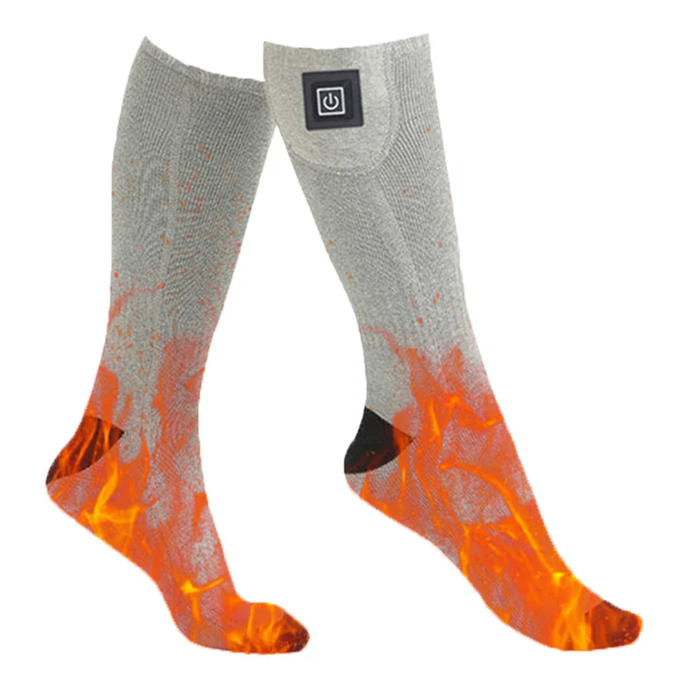 Warm Thermal Rechargeable Heated Socks for Outdoor Use