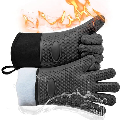 Heat Resistant BBQ Gloves with Non Slip Grip