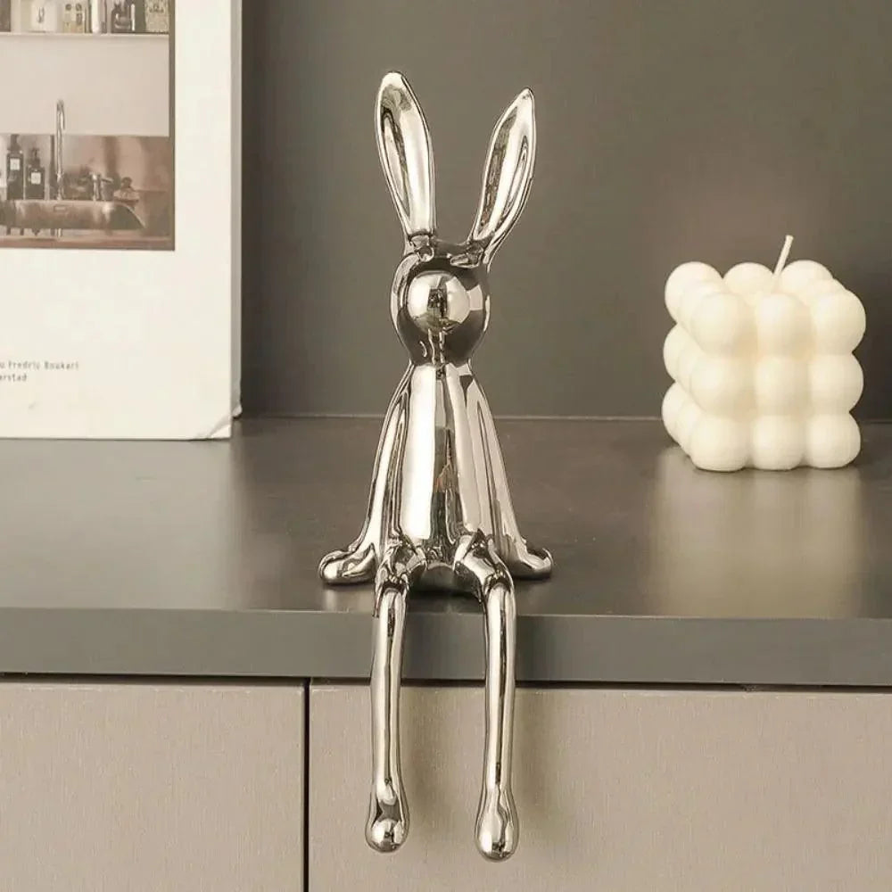 Cute Bunny Figurine Decoration