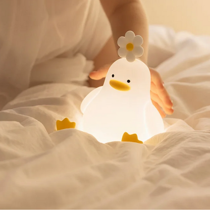 Cute Duck Shaped Bedside Lamp