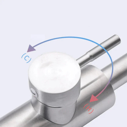 Contemporary Brushed Steel Kitchen Faucets