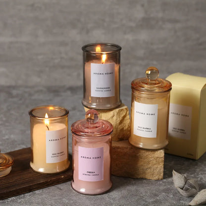 Classic Fragrant Candle Soy Wax Essential Oil Relaxation