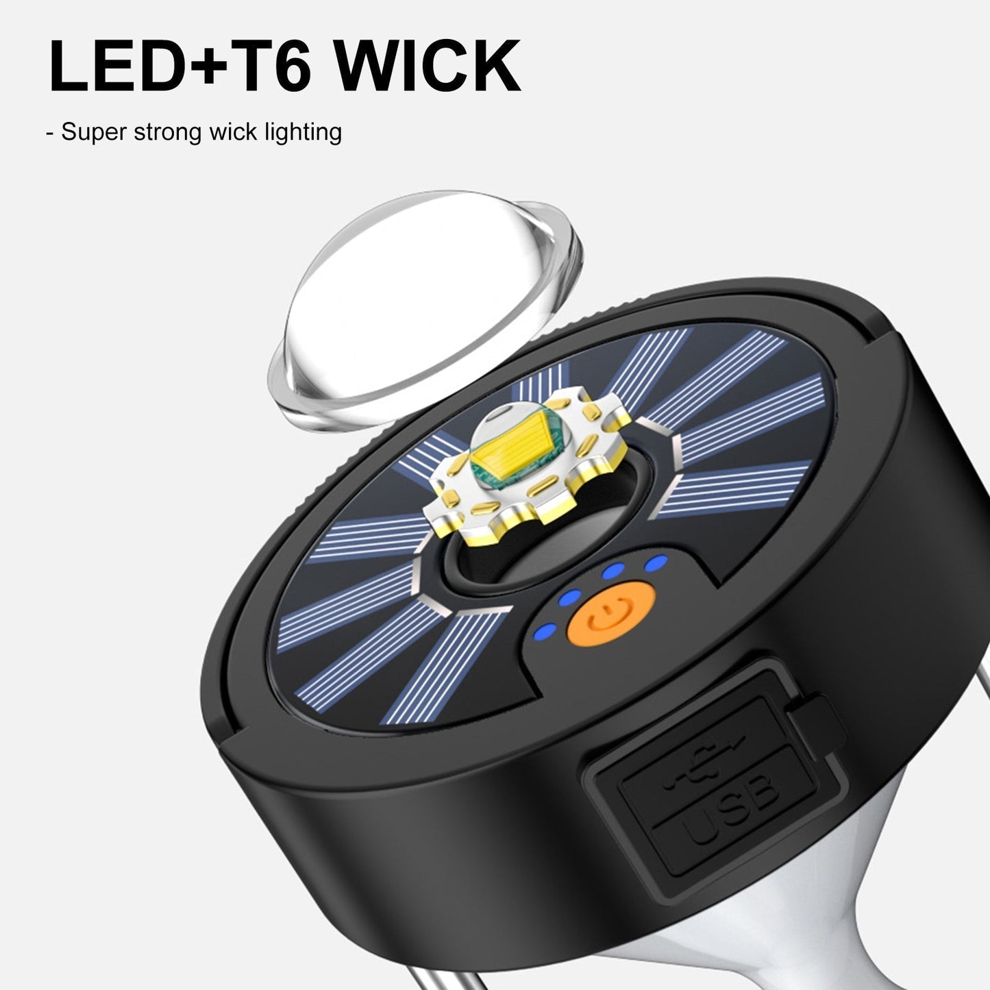 Portable Rechargeable Outdoor Camping Lantern Light