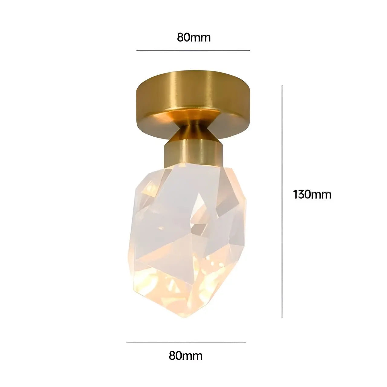 Elegant Glass Chandelier with Modern LED Lights