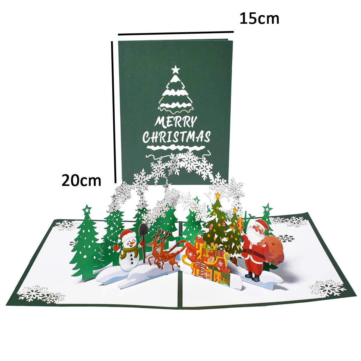 Fun 3D Christmas Pop Up Greeting Cards