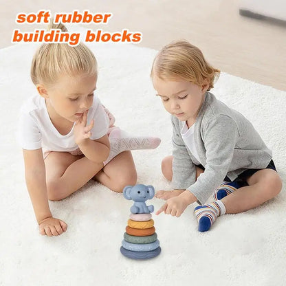 Soft Play Stacking Rings for Baby Development