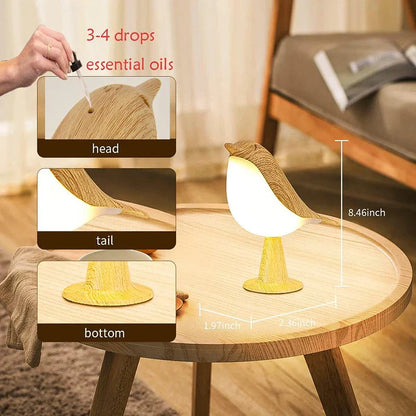 Fun Bird Table Lamp - Color Changing LED Light