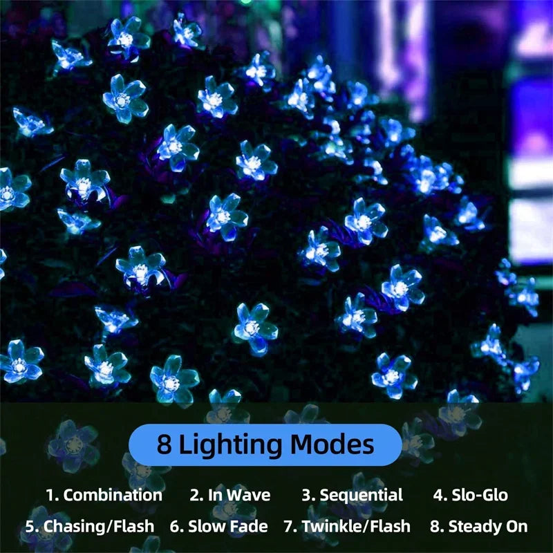 Outdoor Solar Fairy String Lights Warm White 20-100 LEDs