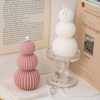 Unique Geometric Golf Ball Shaped Scented Candle
