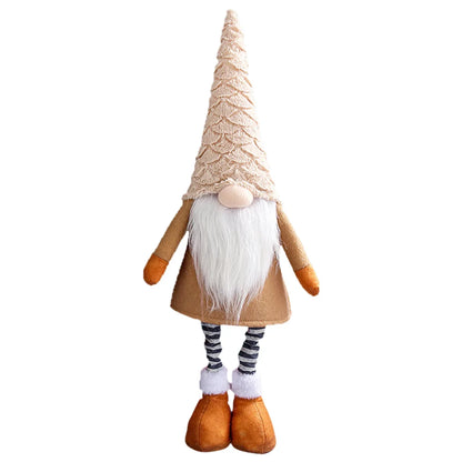 Fesara Cute Adjustable Christmas Gnome Figurines