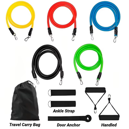 Premium Home Gym Resistance Band Kit with Handles