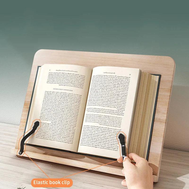 Ergonomic Wooden Tablet Stand