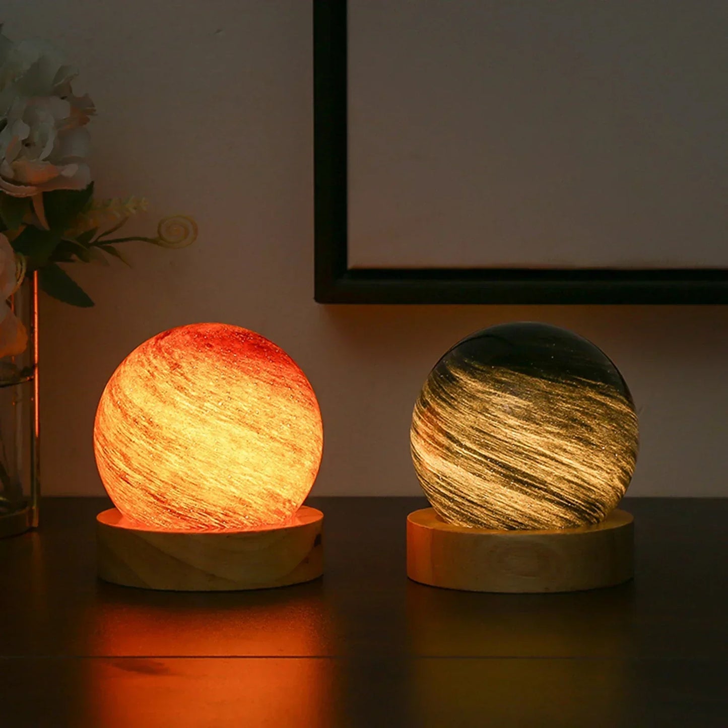 Colorful Solar LED Mini Night Lights Galaxy Decor