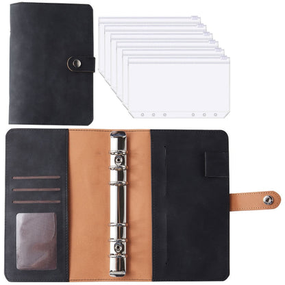 Premium Leather Wallet Notebook Organizer