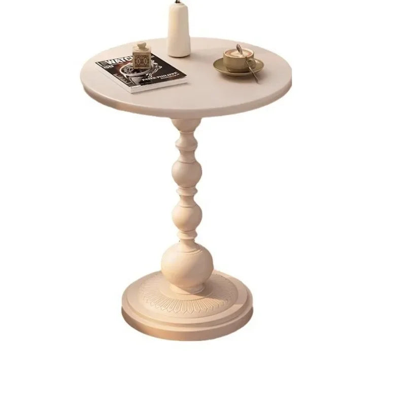 Rustic Chic Circular End Table
