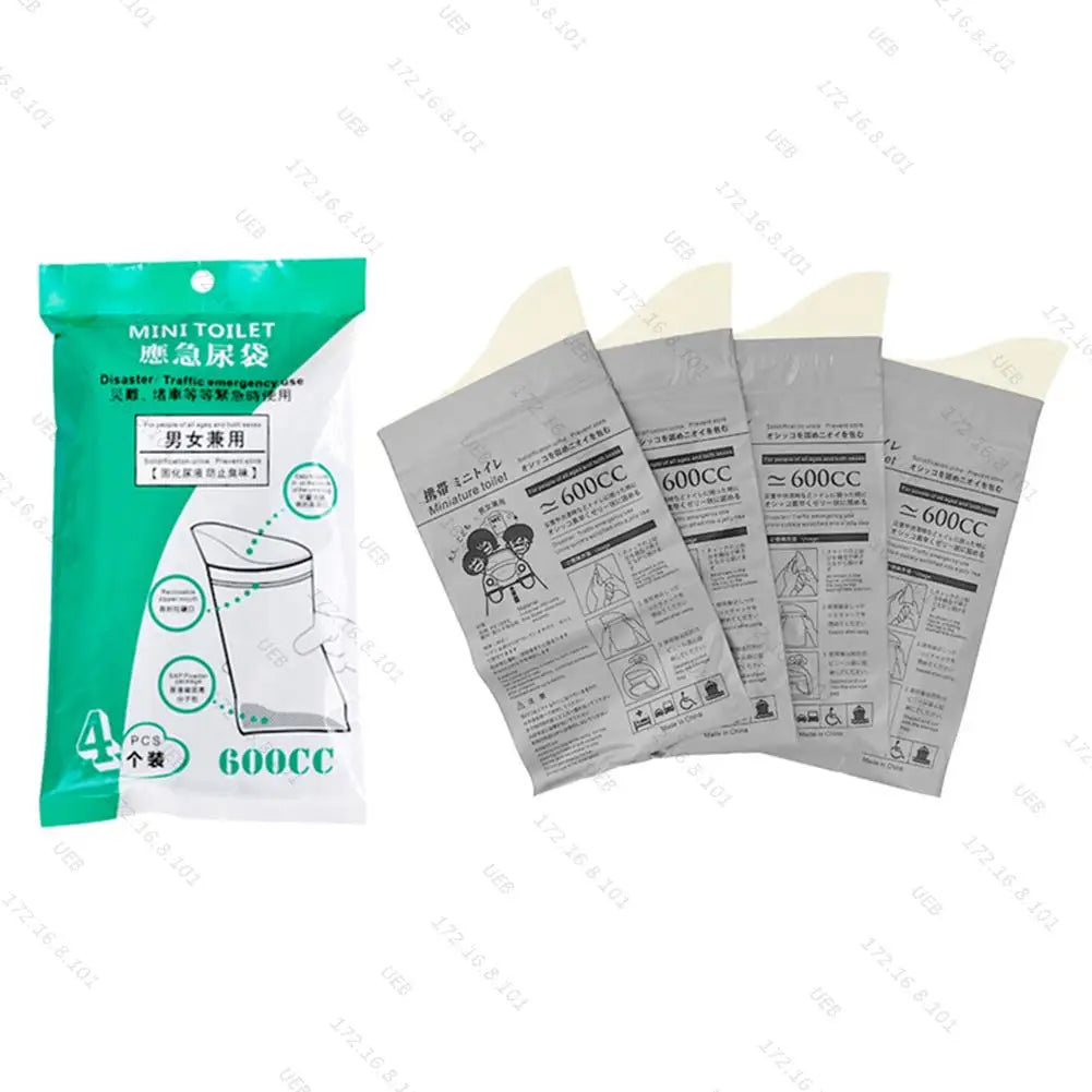 Emergency Portable Toilet Bags – Disposable Hygiene Kits