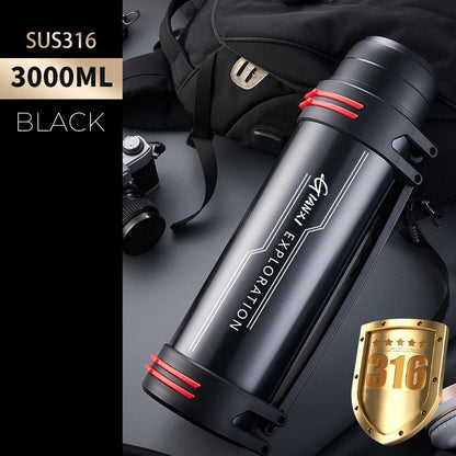 Large Insulated Stainless Steel Water Bottle