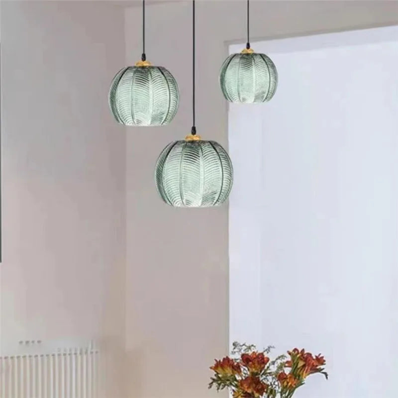 Fesara | Elegant Glass Pendant Light with Nature Design