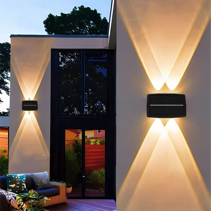 Outdoor Solar Powered Wall Lamp - Durable & Eco Friendly - Fesara
