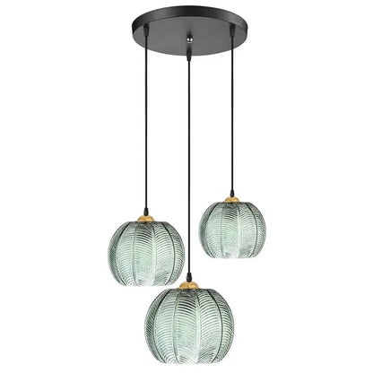 Fesara | Elegant Glass Pendant Light with Nature Design