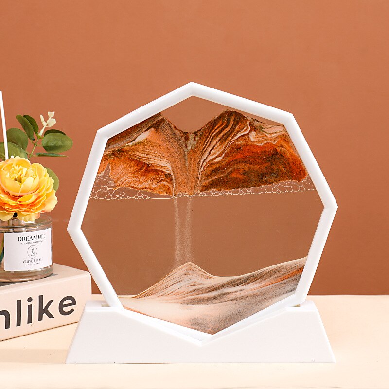 Oceanic Wave Hexagon Sand Table Decor