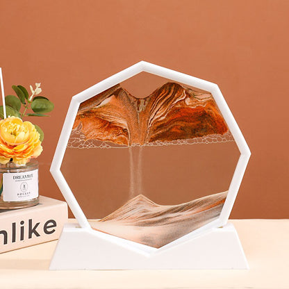Oceanic Wave Hexagon Sand Table Decor
