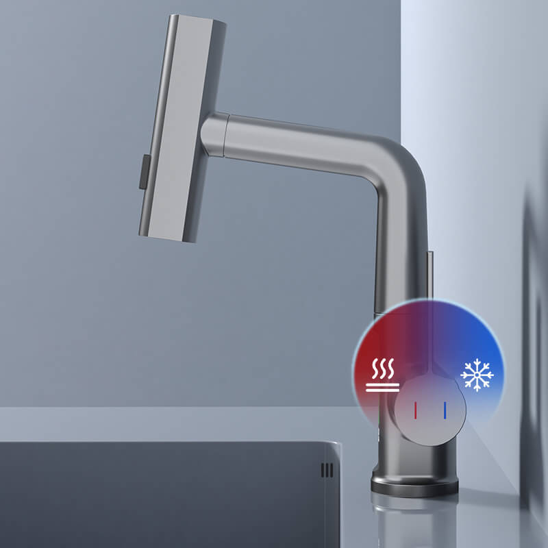 Flexible LED Faucet with Pull-Out Spray Head