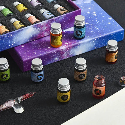 Beautiful Crystal Calligraphy Ink Set