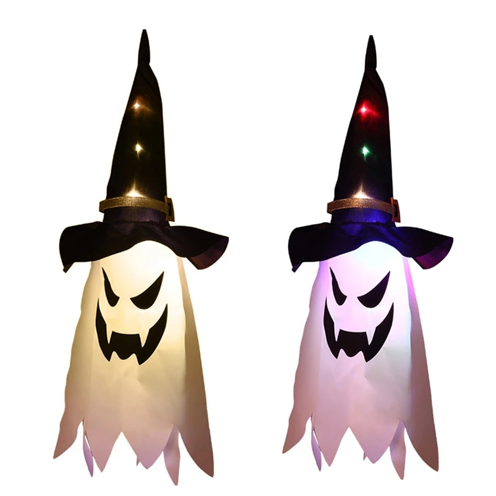 Spooky Hanging Ghost Halloween Light Lamp
