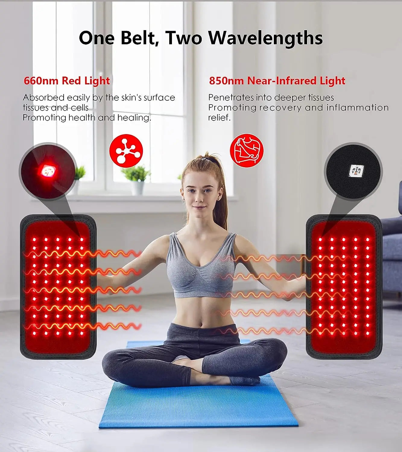 Slimming Red Light Therapy Belt for Back and Waist