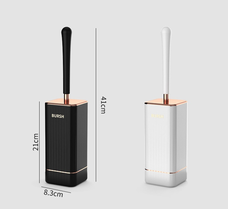 Compact Bathroom Toilet Brush with Holder