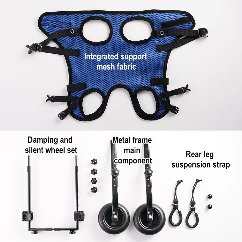 Portable Pet Wheelchair for Small Dogs Rehab Care