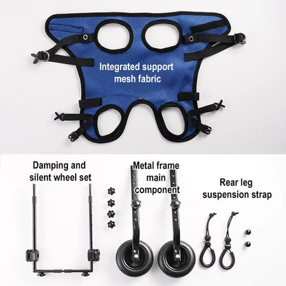 Portable Pet Wheelchair for Small Dogs Rehab Care