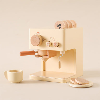 Fun Kids Wooden Coffee Maker Playset