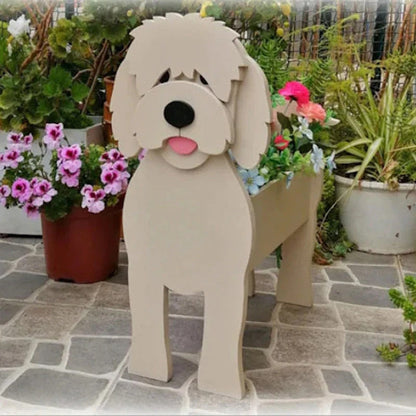 Variant image for Dog-Themed Flowerpot – Durable Decorative Planter for Dog Lovers in Various Sizes – Indoor/Outdoor Use-11