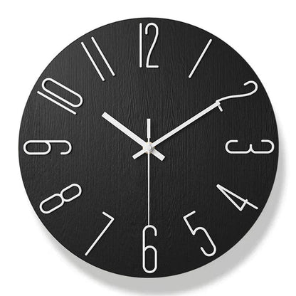 Rustic Wood Wall Clock