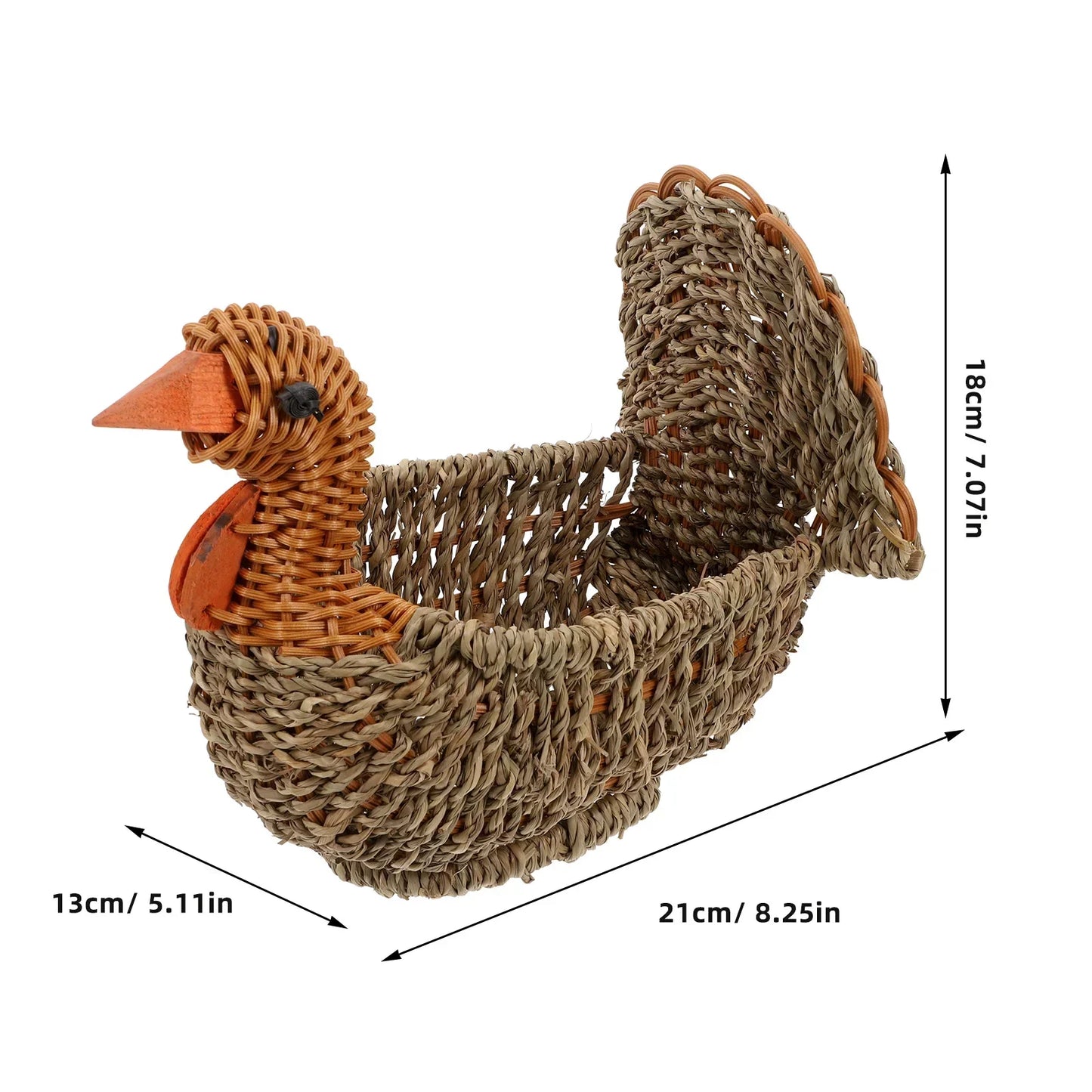 Rustic Woven Turkish Style Storage Basket
