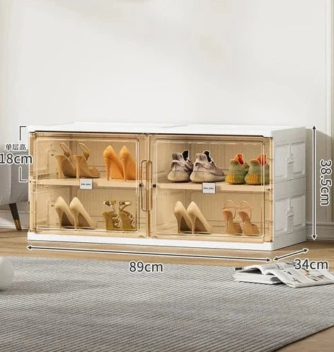 Compact Shoe Rack Storage Solution