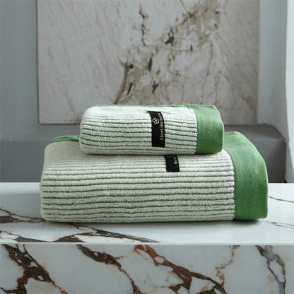 Plush Organic Cotton Bath Towel Set