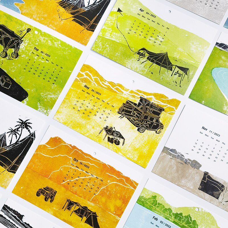 Fesara Outdoor Adventure Wall Calendar