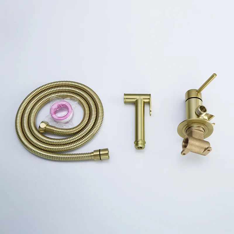 Hygienic Wall Mount Bidet Faucet Set