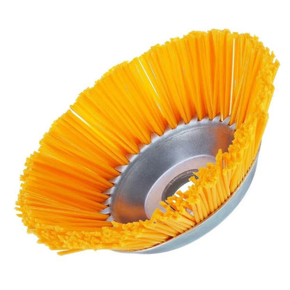 Heavy Duty 8-Inch Weed Trimmer Wheel with Nylon Bristles - Fesara