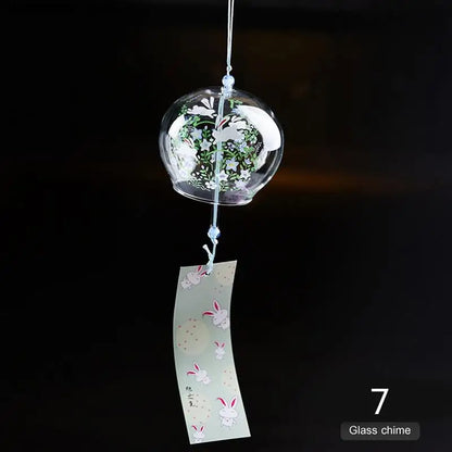 Delicate Glass Wind Chime Pendant