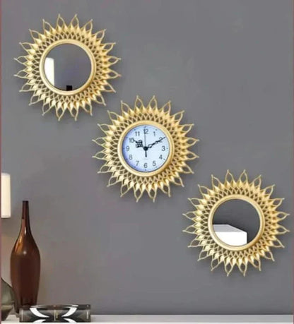 Elegant Watch and Decorative Mirror Set